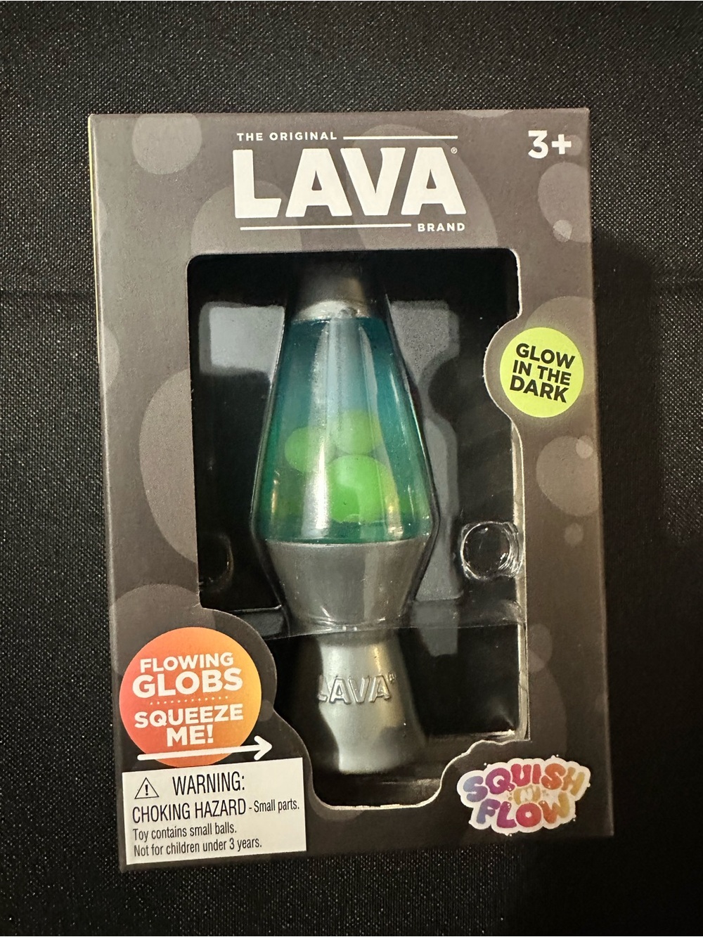 LAVA Glow-in-the-Dark Kids Lava Lamp Toy - Green